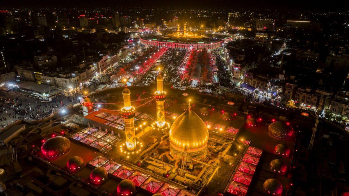 The shrine of Imam Husayn in Karbala
