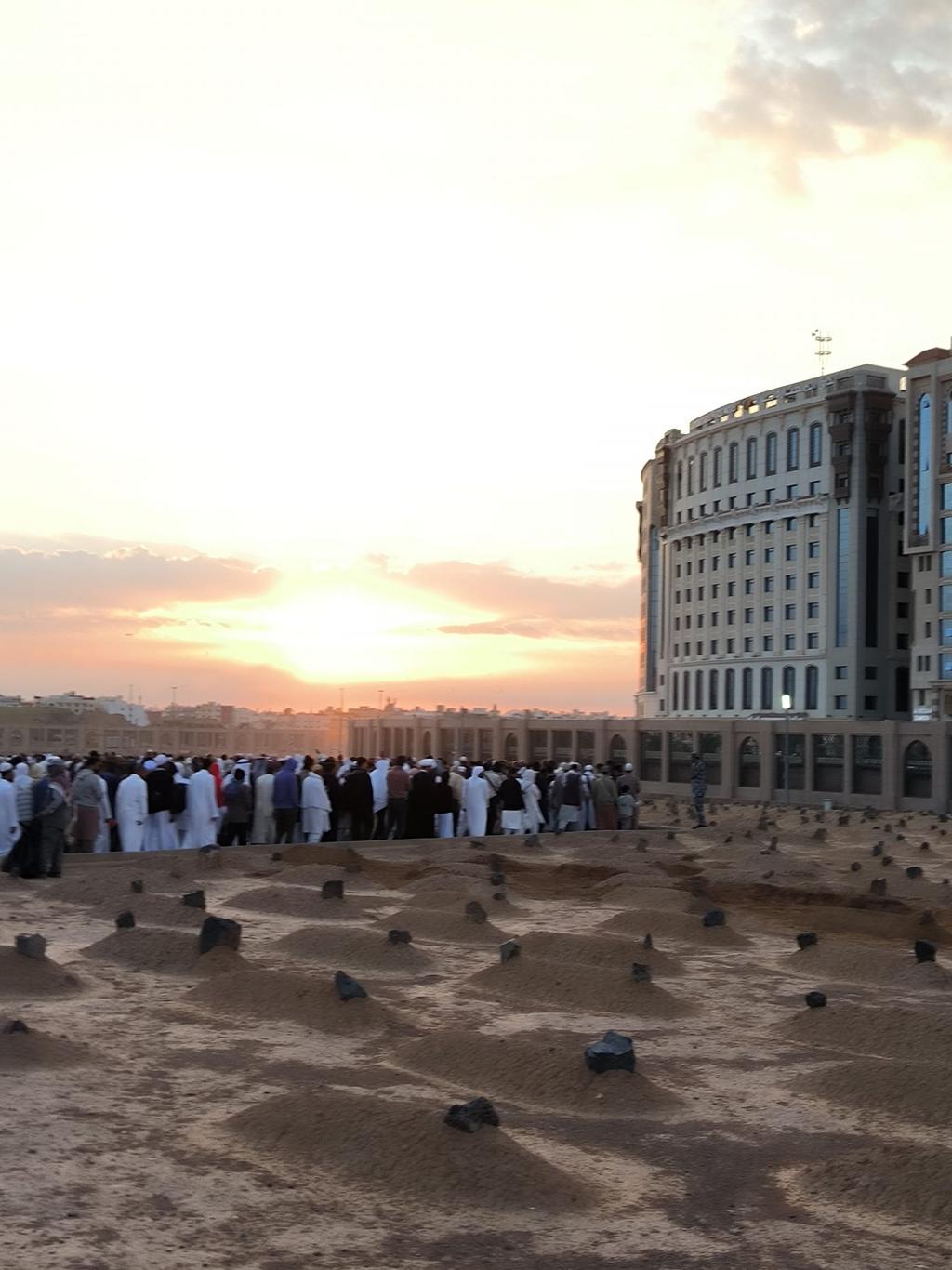 View around Jannat al-Baqi in Madinah