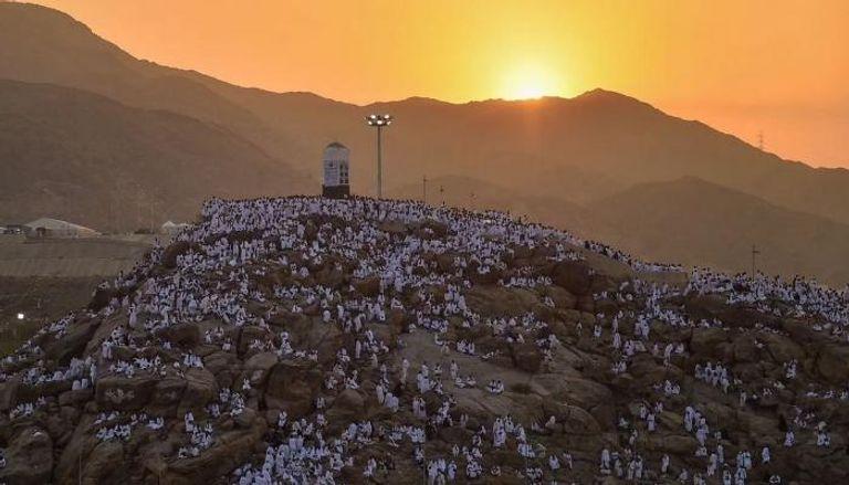 Pilgrims at Mount Arafat